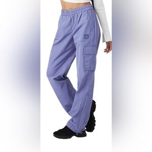 ALO Yoga International Wide Leg City Pant Infinity Blue Women’s Size XS